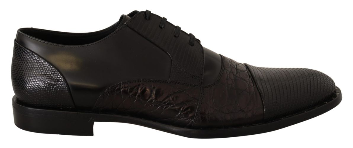 Leather Exotic Skins Formal Men's Shoes - Dolce & Gabbana - Modalova