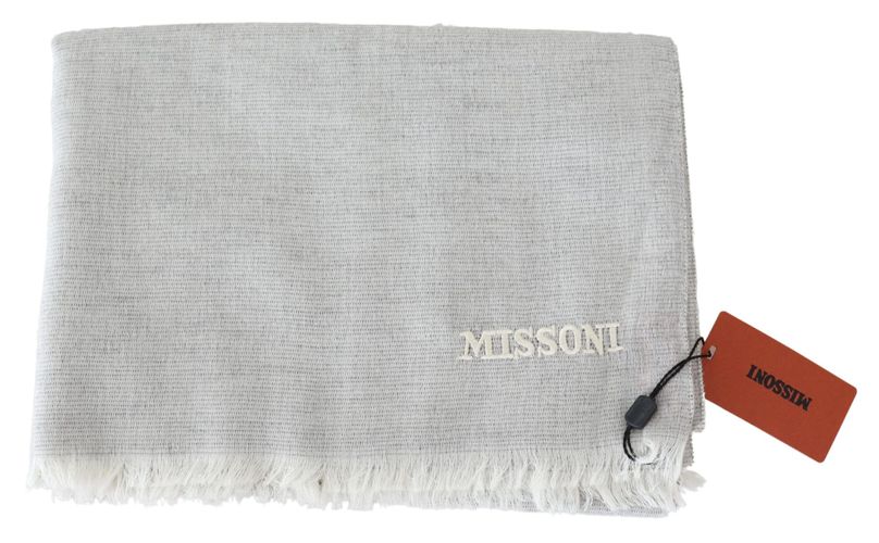 Wool Knit Unisex Neck Wrap Men's Scarf - Missoni - Modalova