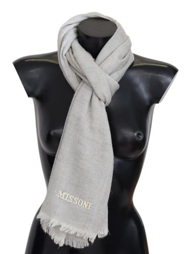 Wool Knit Unisex Neck Wrap Men's Scarf - Missoni - Modalova