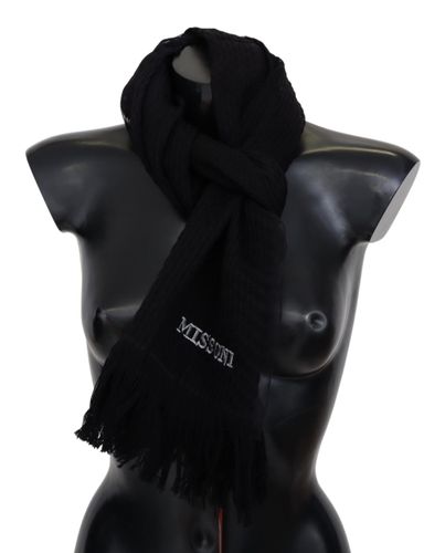 Wool Unisex Neck Warmer Wrap Men's Scarf - Missoni - Modalova