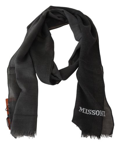 Wool Unisex Neck Wrap Men's Scarf - Missoni - Modalova