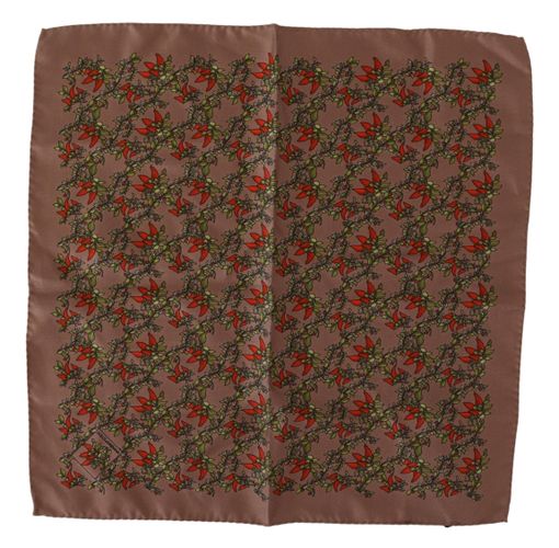 Carrots Print Silk Men's Handkerchief - Dolce & Gabbana - Modalova