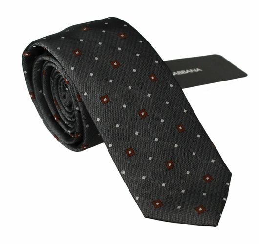 Patterned Classic Mens Slim Men's Necktie - Dolce & Gabbana - Modalova