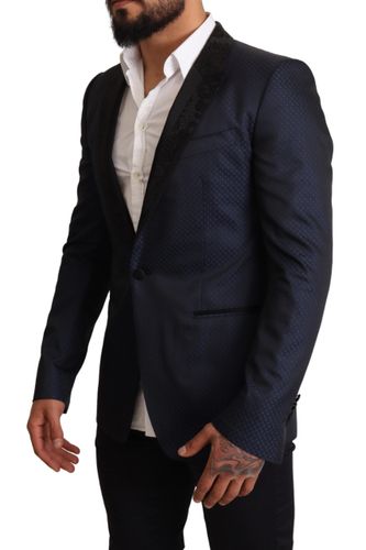 Wool Slim Fit MARTINI Blazer Men's Jacket - Dolce & Gabbana - Modalova