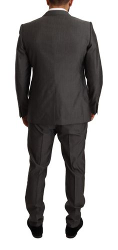 Metallic MARTINI Slim Fit Set Men's Suit - Dolce & Gabbana - Modalova