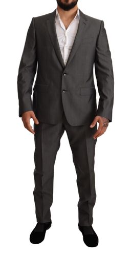 Metallic MARTINI Slim Fit Set Men's Suit - Dolce & Gabbana - Modalova
