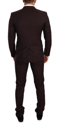 Wool MARTINI Slim Fit Men's Suit - Dolce & Gabbana - Modalova