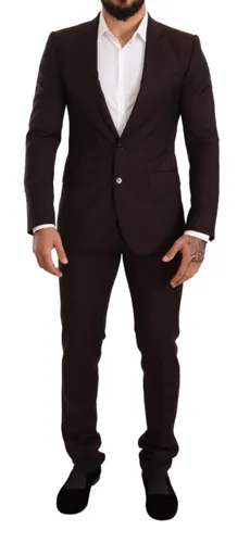 Wool MARTINI Slim Fit Men's Suit - Dolce & Gabbana - Modalova