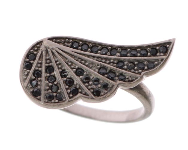 Silver Womens CZ Rhodium 925 Ring - Nialaya - Modalova