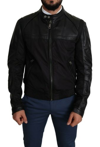 Nylon Full Zip Men Bomber Coat Men's Jacket - Dolce & Gabbana - Modalova