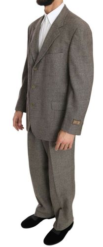 Wool Regular Single Breasted Men's Suit - Fendi - Modalova