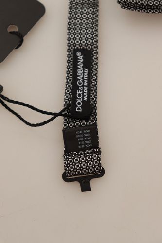 Patterned Adjustable Neck Papillon Bow Men's Tie - Dolce & Gabbana - Modalova