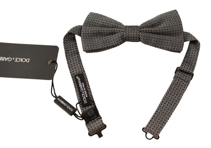 Patterned Adjustable Neck Papillon Bow Men's Tie - Dolce & Gabbana - Modalova