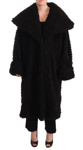 Polyester Fur Trench Coat Women's Jacket - Dolce & Gabbana - Modalova