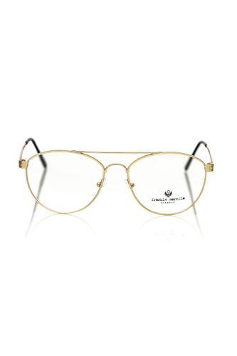 Metallic Men's Frame Aviator Men's Eyeglasses - Frankie Morello - Modalova