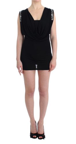 Embellished Jersey Mini Sheath Short Women's Dress - Roccobarocco - Modalova
