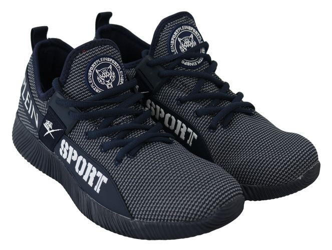 Blue Indaco Polyester Carter Sneakers Men's Shoes - Plein Sport - Modalova