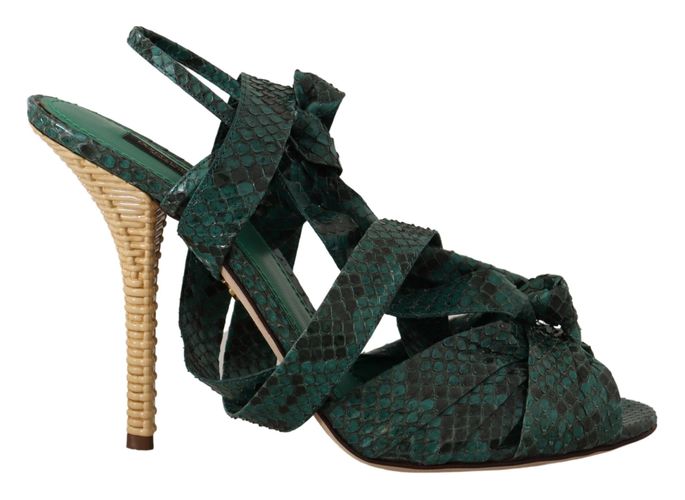 Python Strap Sandals Heels Women's Shoes - Dolce & Gabbana - Modalova