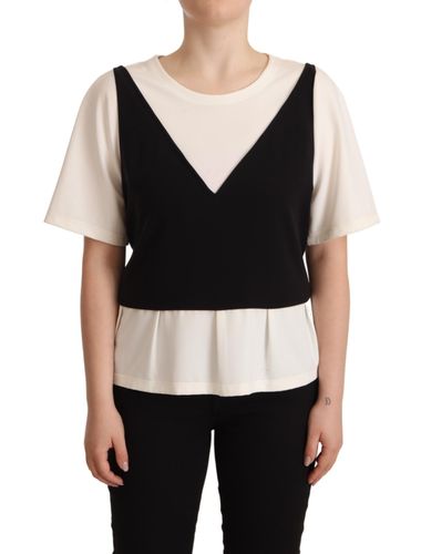 Polyester Short Sleeves Top Women's Blouse (Pre-Owned) - Boutique Moschino - Modalova