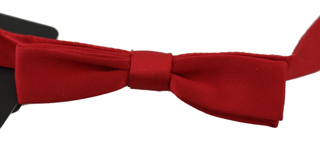 Silk Slim Adjustable Neck Papillon Bow Men's Tie - Dolce & Gabbana - Modalova