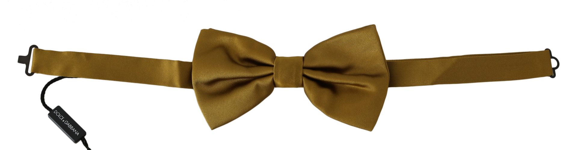 Mustard 100% Silk Butterfly Papillon Men Bow Men's Tie - Dolce & Gabbana - Modalova