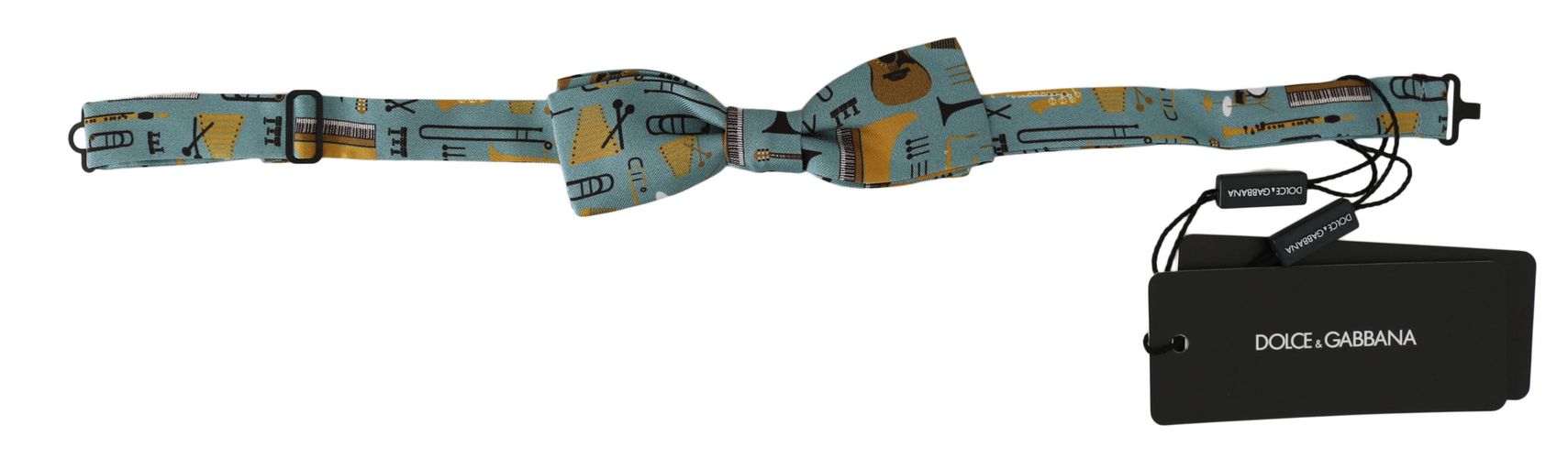 Mint Jazz Club Adjustable Neck Papillon Bow Men's Tie - Dolce & Gabbana - Modalova