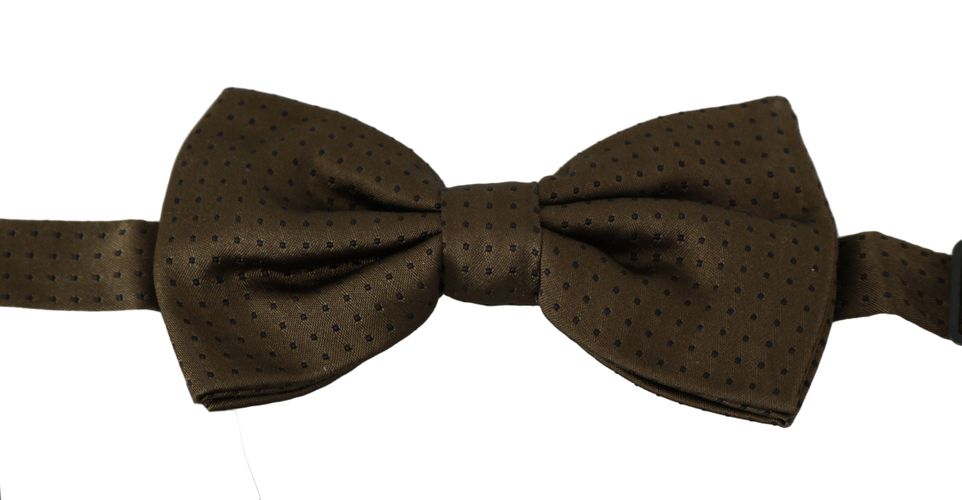 Polka Dots Silk Adjustable Neck Papillon Men Bow Men's Tie - Dolce & Gabbana - Modalova