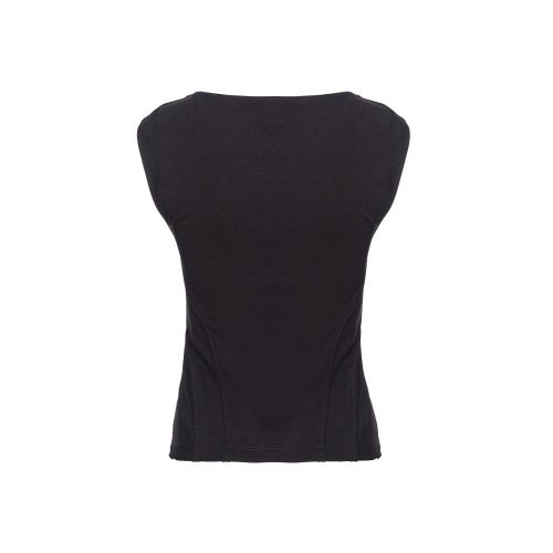 PINKO Black Nylon Women's T-Shirt - PINKO - Modalova