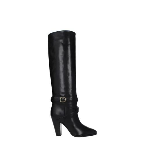 Leather High Heel Women's Boots - Celine - Modalova