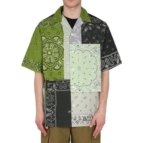 Cotton Pattern Men's Shirt - Kenzo - Modalova