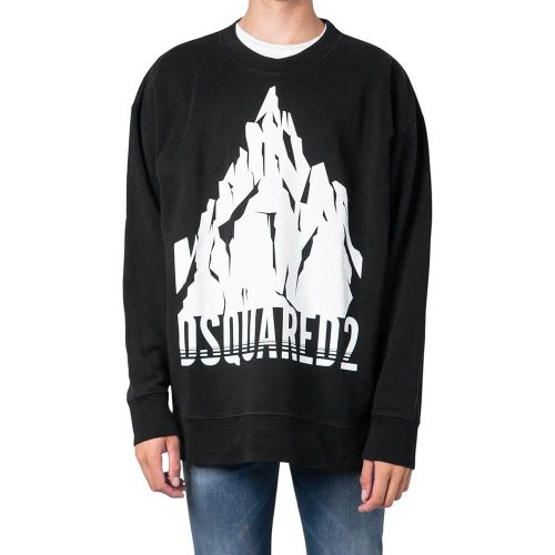 Cotton Men's Sweatshirt - DsquaredÂ² - Modalova