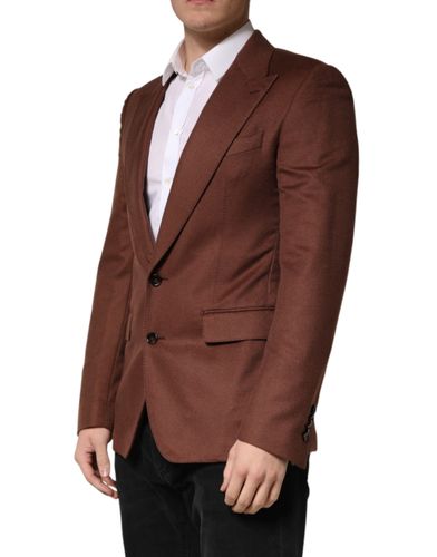 Cashmere Single Breasted Jacket Men's Blazer - Dolce & Gabbana - Modalova