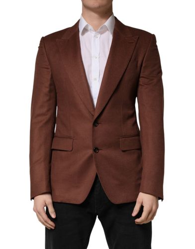 Cashmere Single Breasted Jacket Men's Blazer - Dolce & Gabbana - Modalova