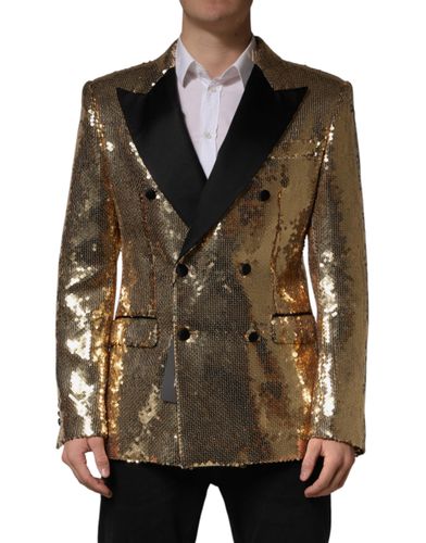 Sequined Double Breasted Jacket Men's Blazer (Pre-Owned) - Dolce & Gabbana - Modalova