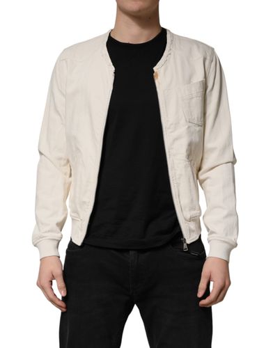 Cotton Full Zip Denim Men Blouson Men's Jacket (Pre-Owned) - Dolce & Gabbana - Modalova
