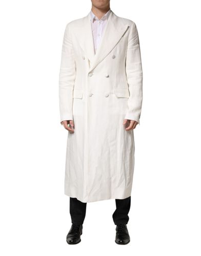 Double Breasted Men Trench Coat Men's Jacket (Pre-Owned) - Dolce & Gabbana - Modalova