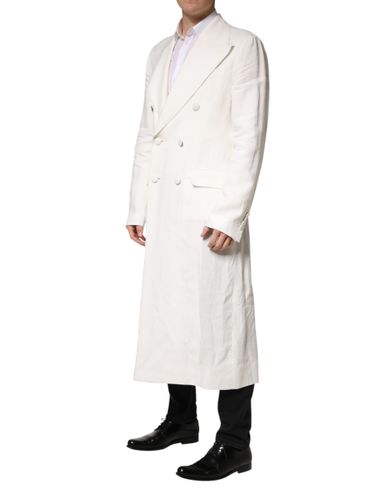 Double Breasted Men Trench Coat Men's Jacket (Pre-Owned) - Dolce & Gabbana - Modalova