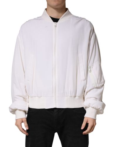 Silk Full Zip Bomber Blouson Men's Jacket (Pre-Owned) - Dolce & Gabbana - Modalova