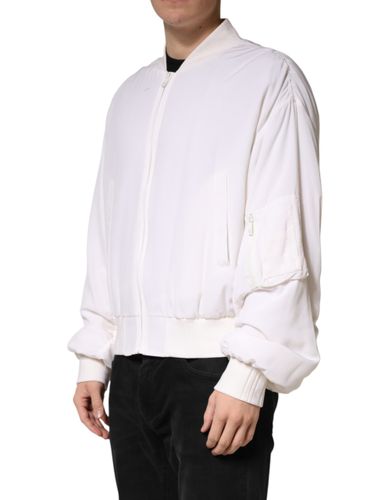 Silk Full Zip Bomber Blouson Men's Jacket (Pre-Owned) - Dolce & Gabbana - Modalova