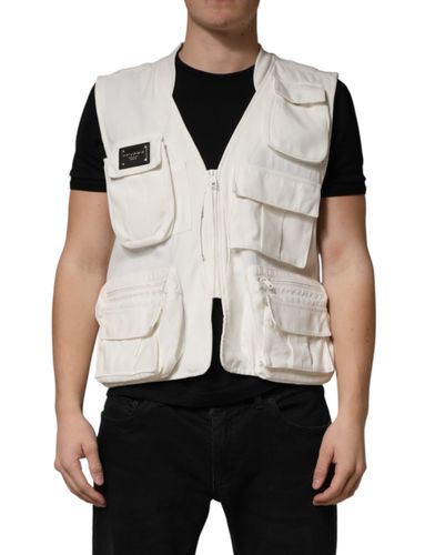 Cotton Cargo Men Vest Coat Men's Jacket (Pre-Owned) - Dolce & Gabbana - Modalova
