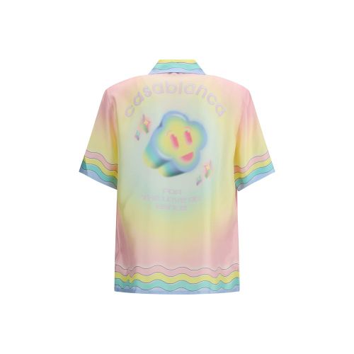 Silk Pattern Men's Shirt - Casablanca - Modalova
