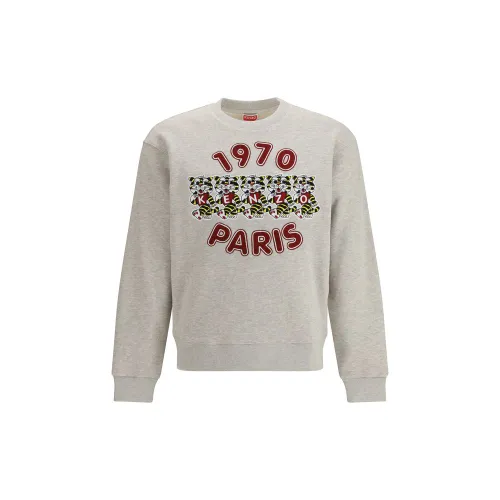 Kenzo Gray Cotton Men's Sweatshirt - Kenzo - Modalova