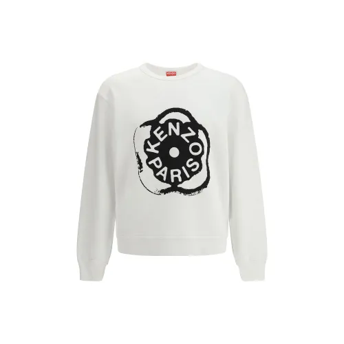 Kenzo White Cotton Men's Sweatshirt - Kenzo - Modalova