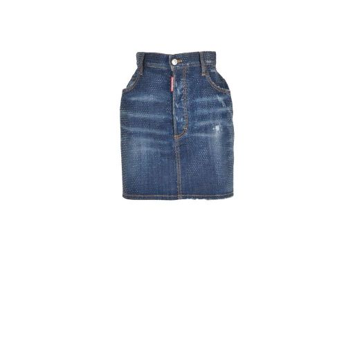 Dsquared² Blue Denim Women's Skirt - Dsquared² - Modalova
