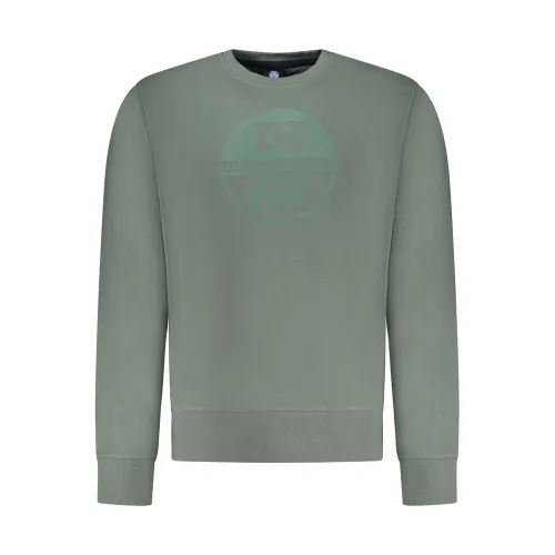 Verde Cotton Men Men's Sweatshirt - North Sails - Modalova