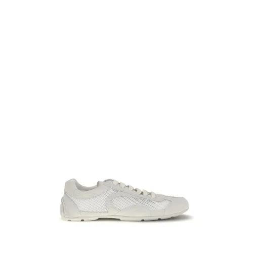 Fabric Low Top Women's Sneakers - Prada - Modalova
