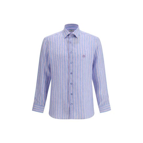 Linen Pattern Men's Shirt - Etro - Modalova