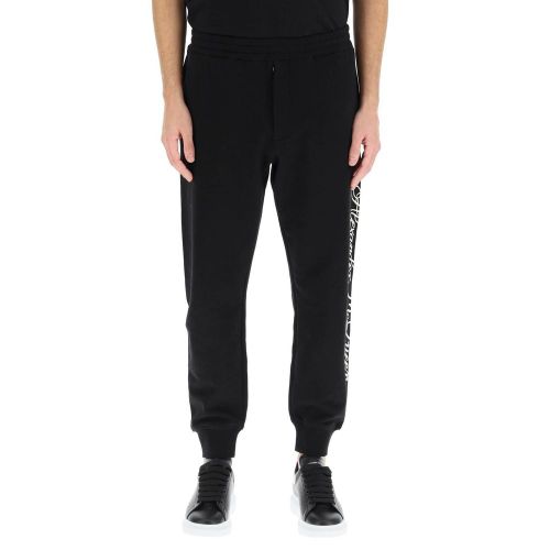Cotton Athletic Men's Pants - Alexander McQueen - Modalova