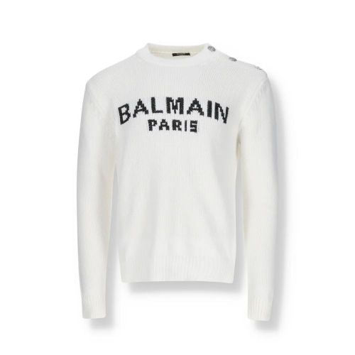 Cotton Men's Sweatshirt - Balmain - Modalova