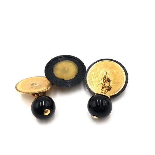 Matelasse Coco Mark Plastic Women's Cufflinks (Pre-Owned) - Chanel - Modalova